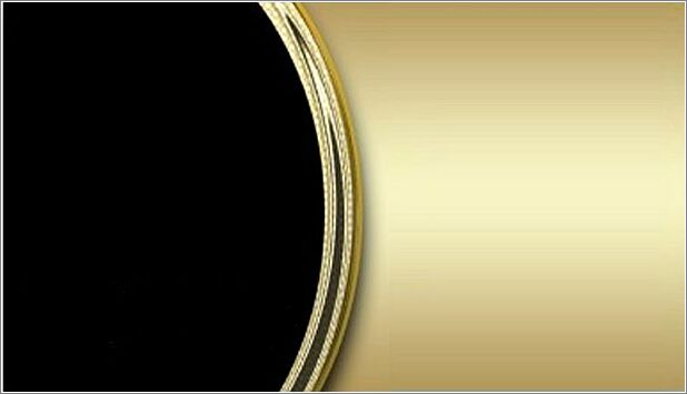 Gold Metal Front Black